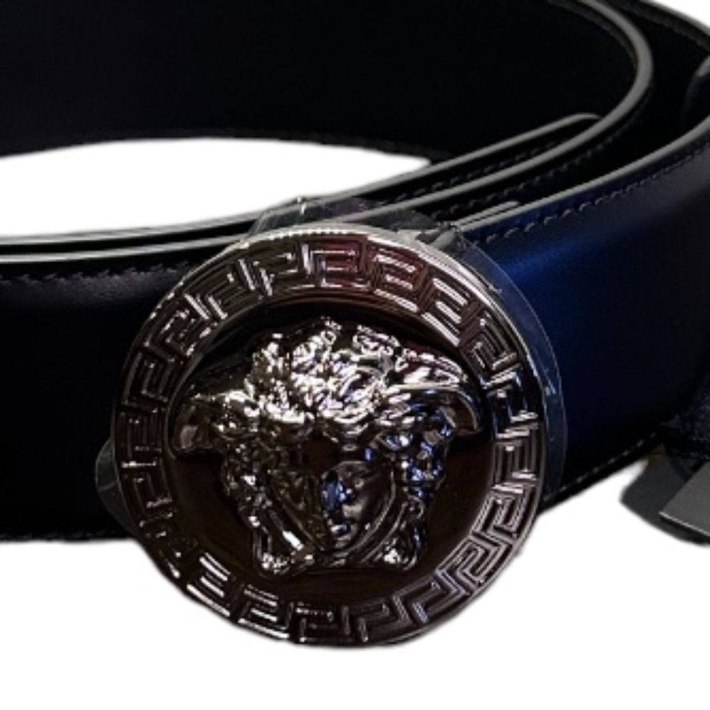 Versace - Medusa Biggie Leather Belt